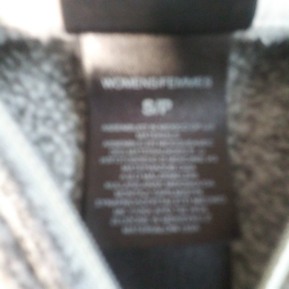 The North Face Heather Knit Hoodie Zip Pullover Kangaroo Pocket Sweater Size SP - Picture 4 of 6